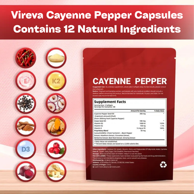 Vireva® Cayenne Pepper Softgels